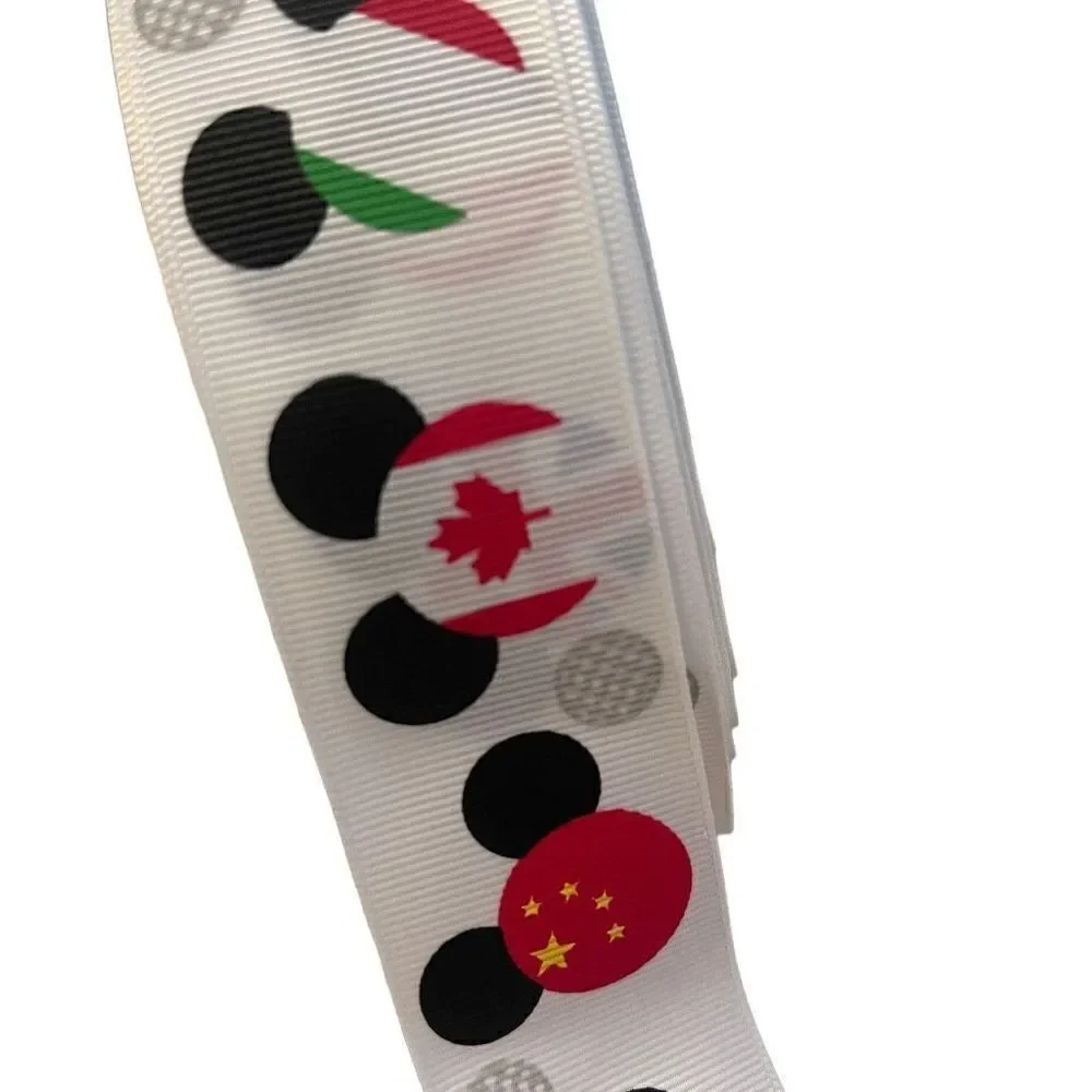 Grosgrain Ribbon 1.5” 5 yards yds 5/$20 NEW bows bow making shipping printed